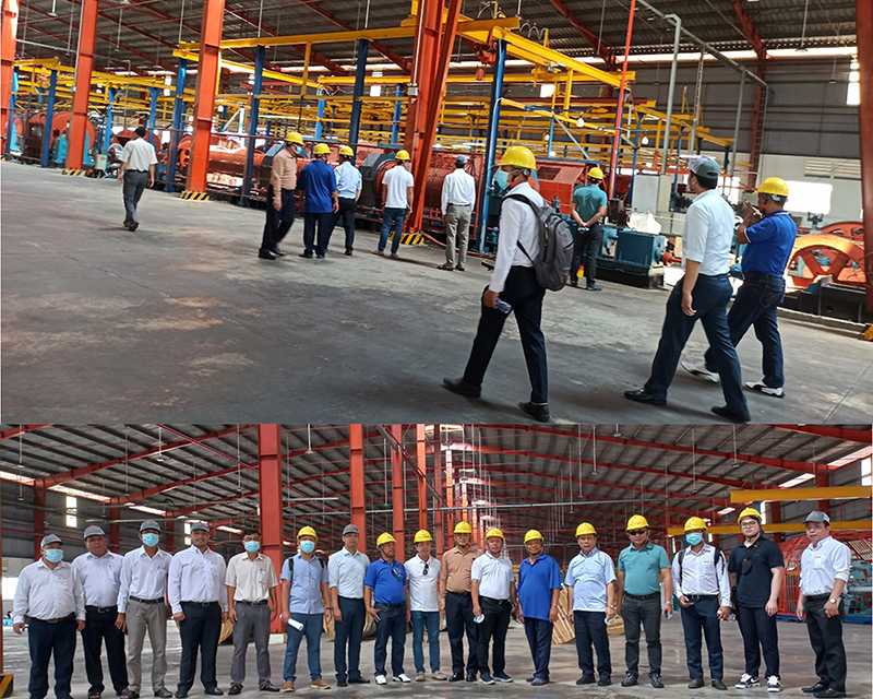 Đón đối tác dây cáp điện TTT xuất khẩu sang Lào