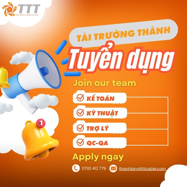 Tài Trường Thành tuyển dụng