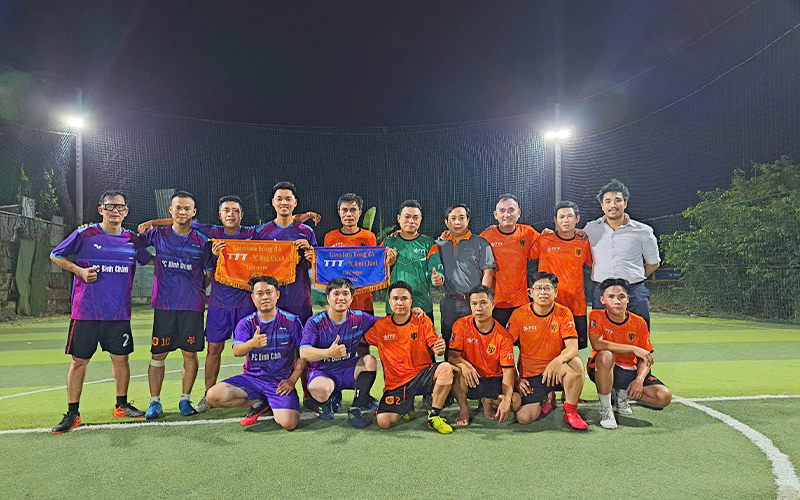 Công ty Tài Trường Thành giao lưu bóng đá cùng công ty Điện lực Bình Chánh