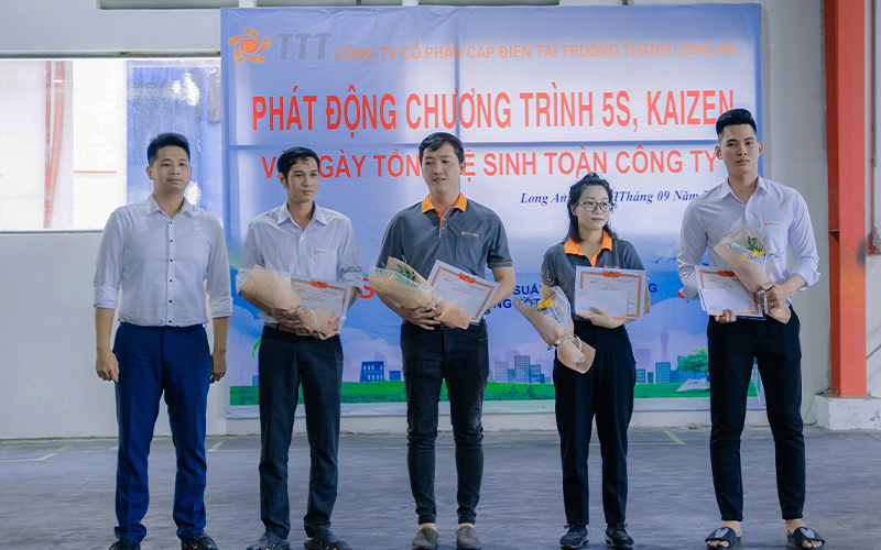 Trao giải thưởng cuộc thi 5S, Kaizen