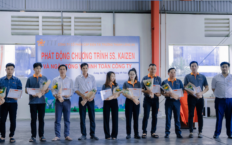 Trao giải thưởng cuộc thi 5S, Kaizen