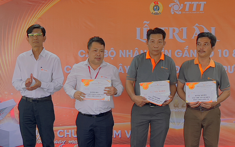 Kỷ niệm chương và phần thưởng hiện kim lên đến 1 cây vàng 9999