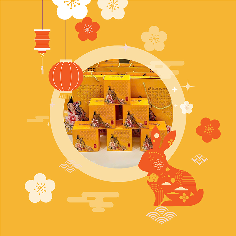 Những hộp bánh trung thu dành tặng cán bộ nhân viên