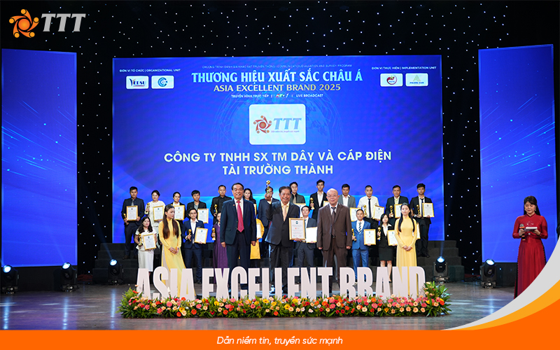 Lễ trao giải Top 10 Thương hiệu Xuất sắc châu Á 2025
