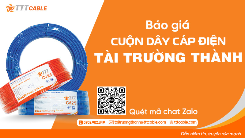 báo giá cuộn dây điện Tài Trường Thành