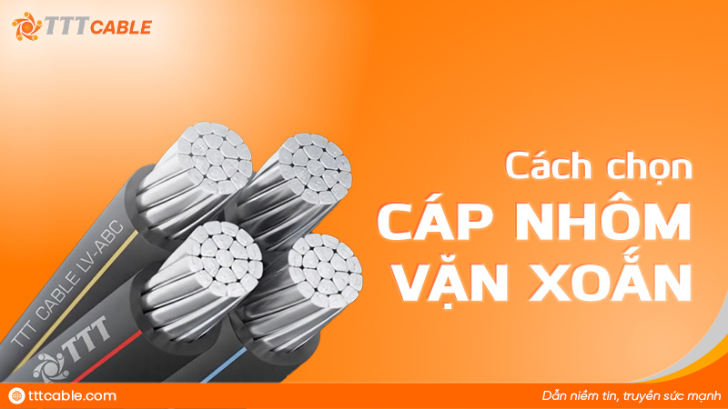 cách chọn cáp nhôm vặn xoắn hạ thế (LV-ABC)