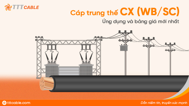 Cáp trung thế CX(WB/SC)