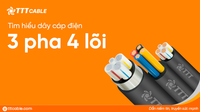 dây điện 3 pha 4 lõi