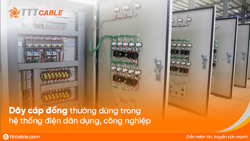 ứng dụng dây cáp đồng